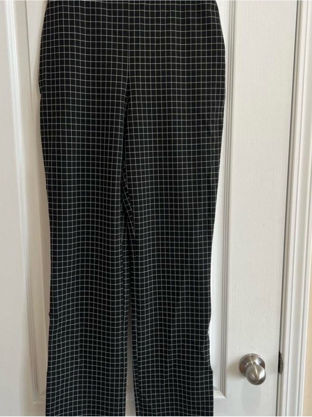Massimo Fabbro Black Windowpane Pants